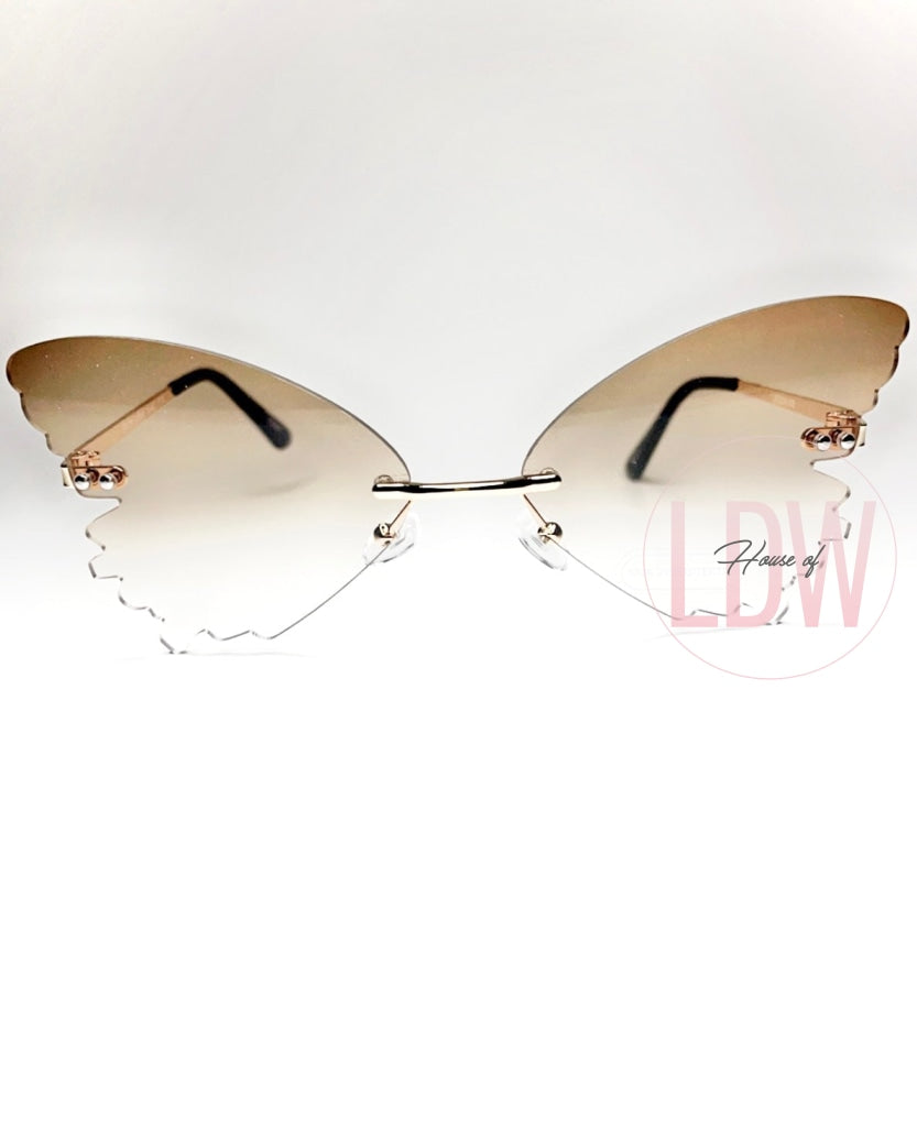 Butterfly Shades Brown Apparel & Accessories